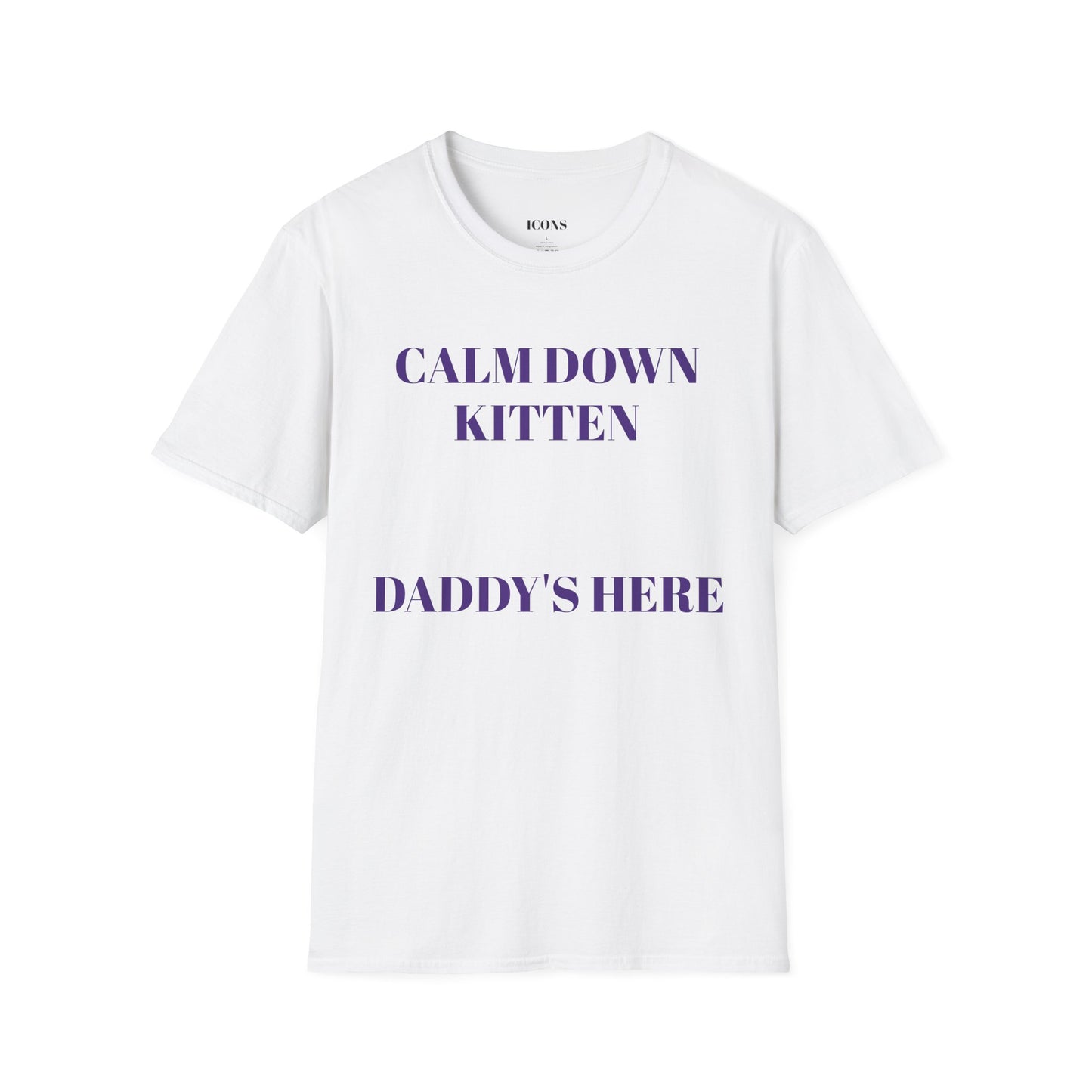Calm Down Kitten (Purple) T-shirt