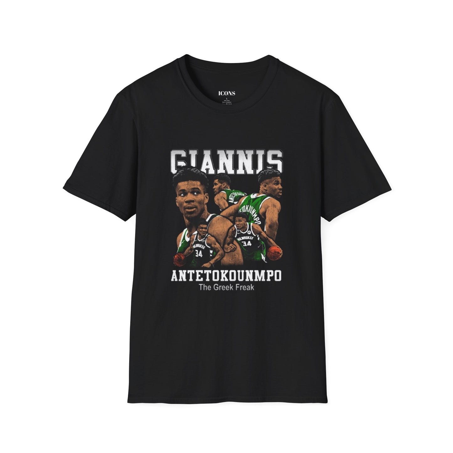 Retro Giannis Antetokounmpo T-Shirt
