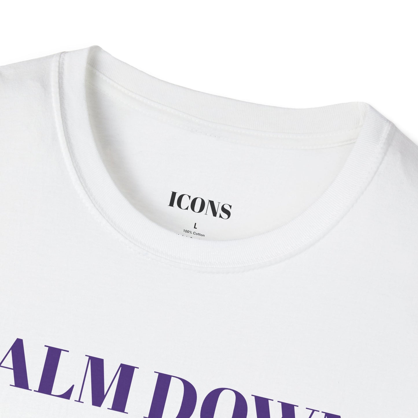 Calm Down Kitten (Purple) T-shirt