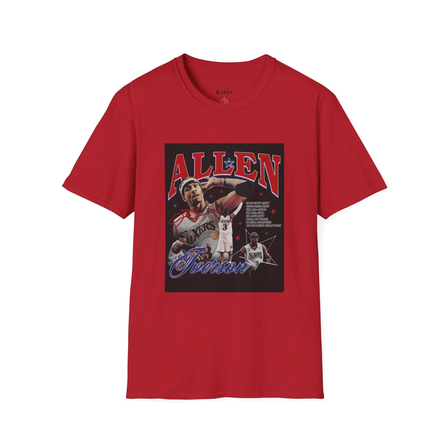 Retro Allen Iverson T-shirt